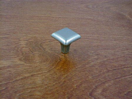 old iron smooth top square funnel knob craftsmanhardware.com