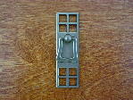 Old iron/pewter bungalow vertical drop handle CH-1504.19
