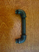 ch-6011vb vintage bronze pipe hardware knobs n pulls ch6011vb Craftsmanhardware.com