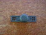 Satin bronze arts crafts style backplate knob CH-7411sb